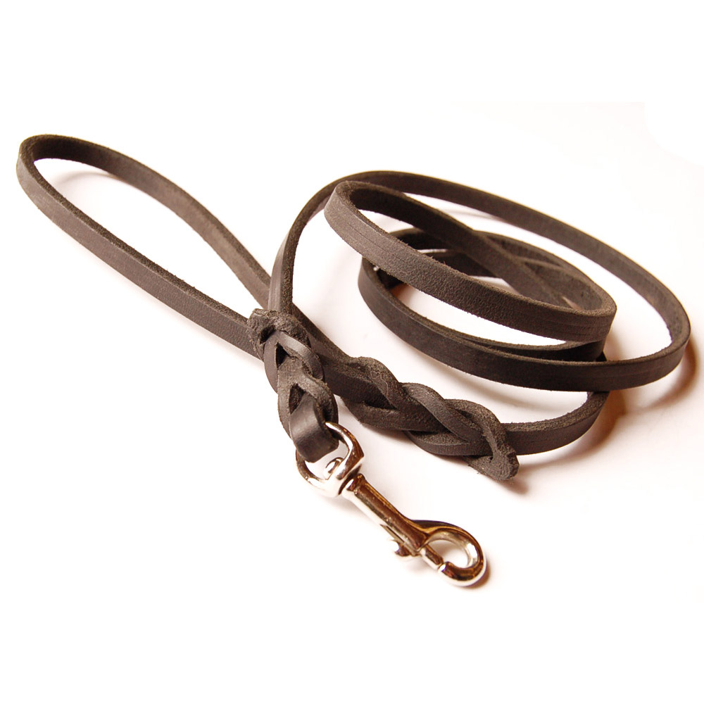 Real Leather Dog Leash