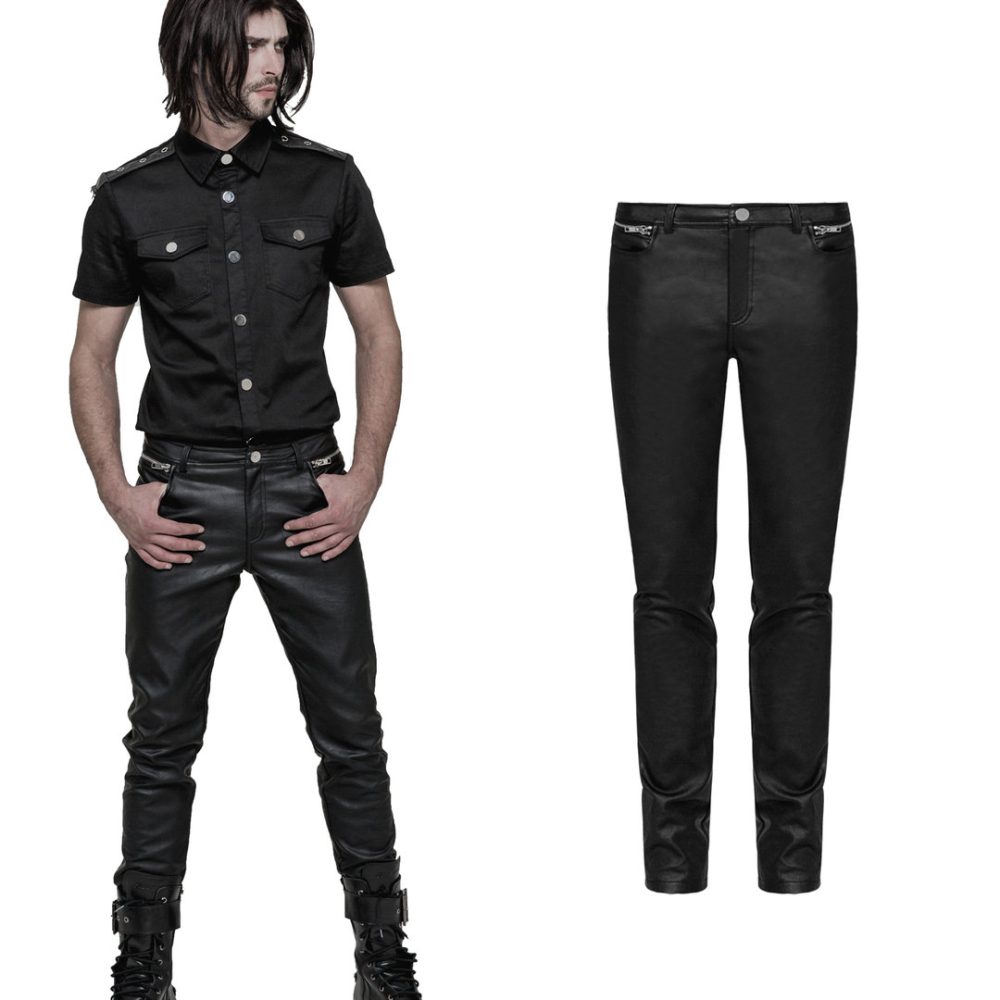 Men Leather Pants
